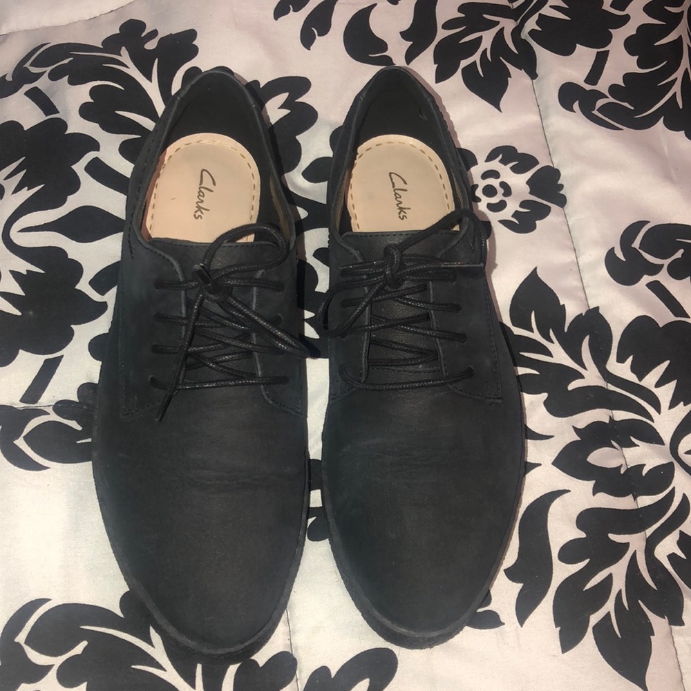 Clarks suede Oxfords